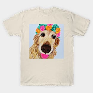 Flower Girl Xena, the Golden Retriever T-Shirt